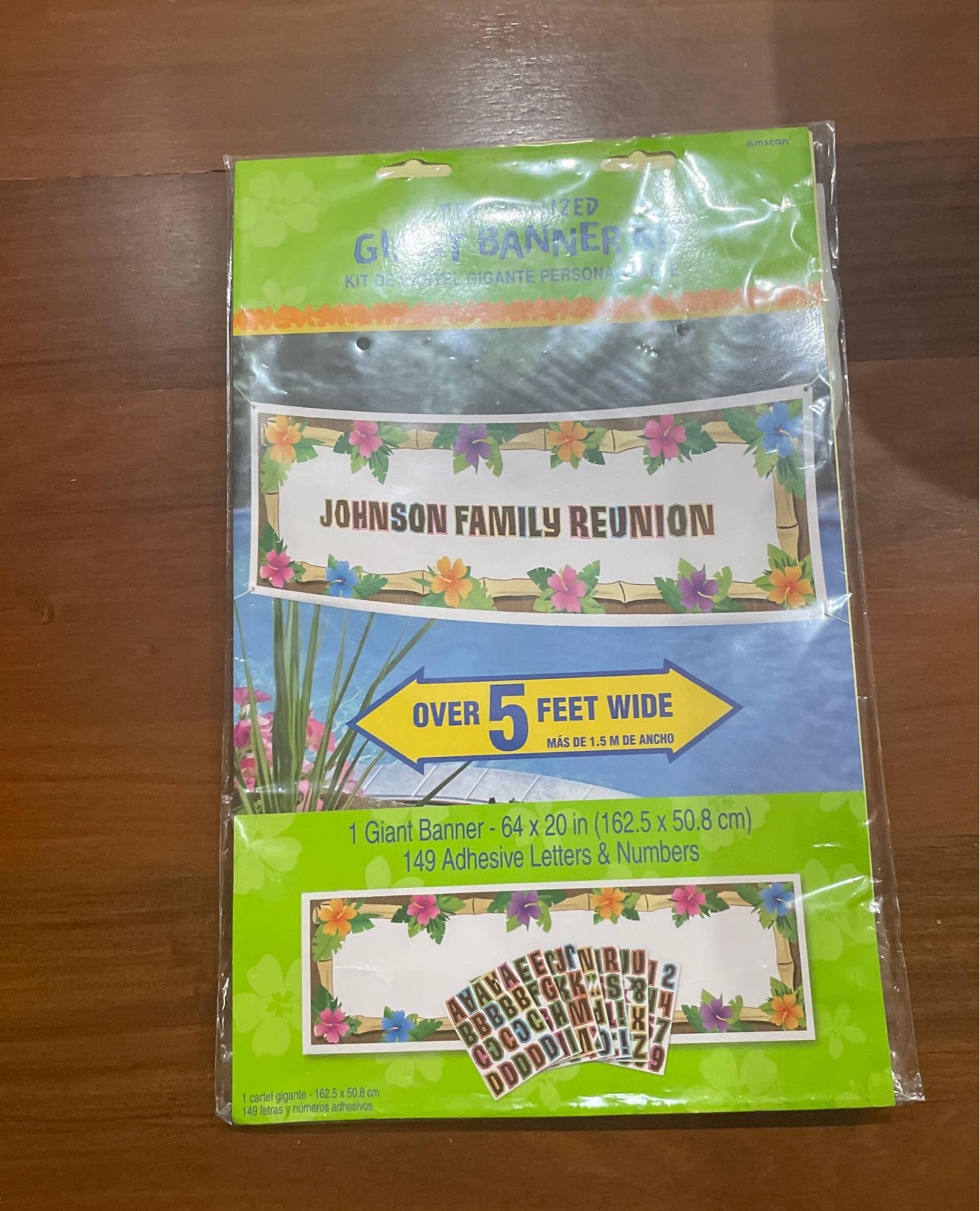 Personalized Giant Banner Kit