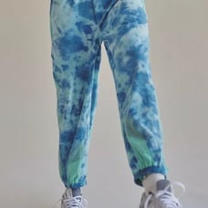 Free People Pant Joggers Turquoise Tie