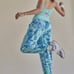 Free People Pant Joggers Turquoise Tie
