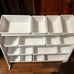 Wood Toy Storage Organizer, Extra Large, Grey/White