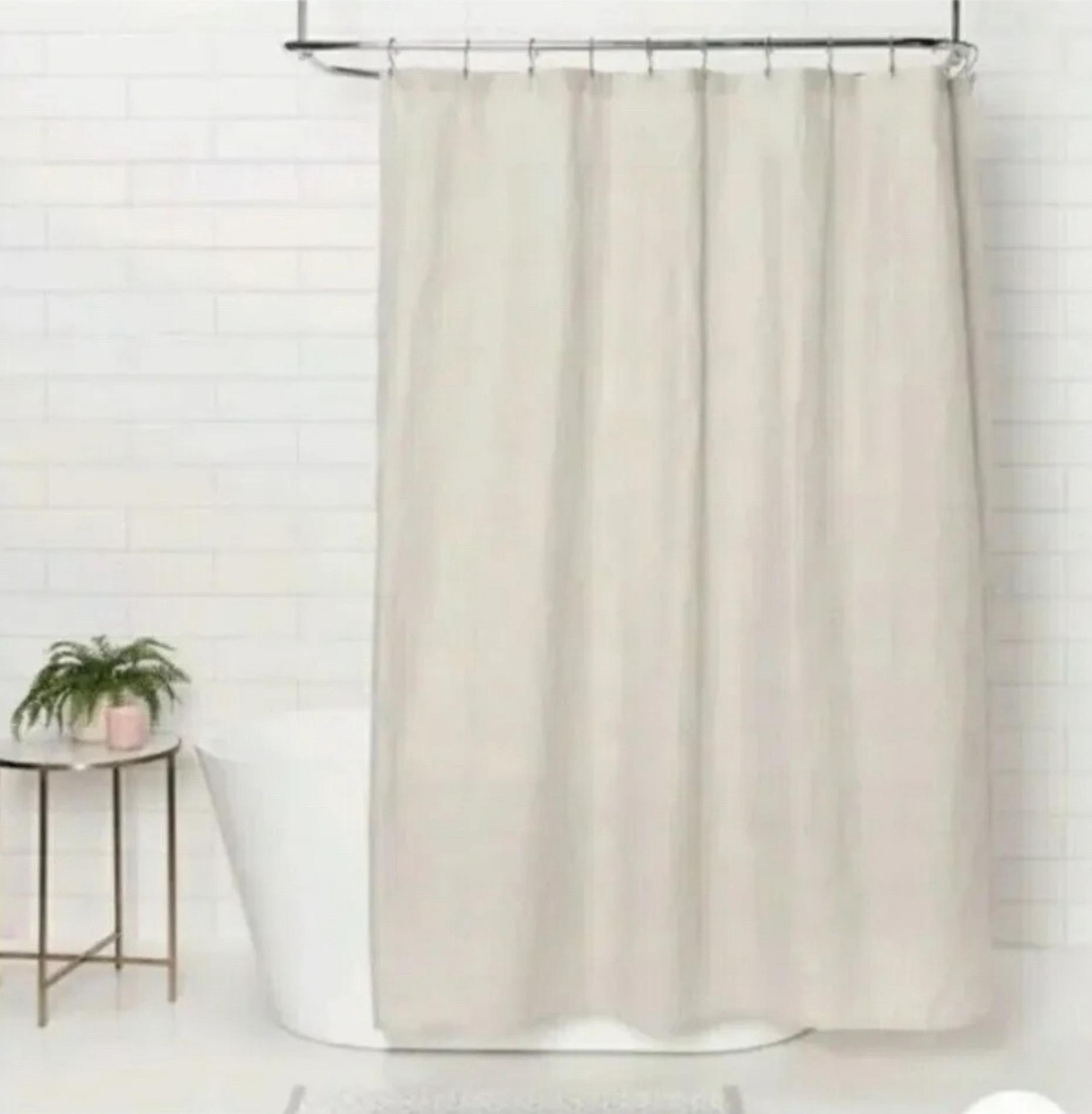 Threshold Woven Shower Curtain