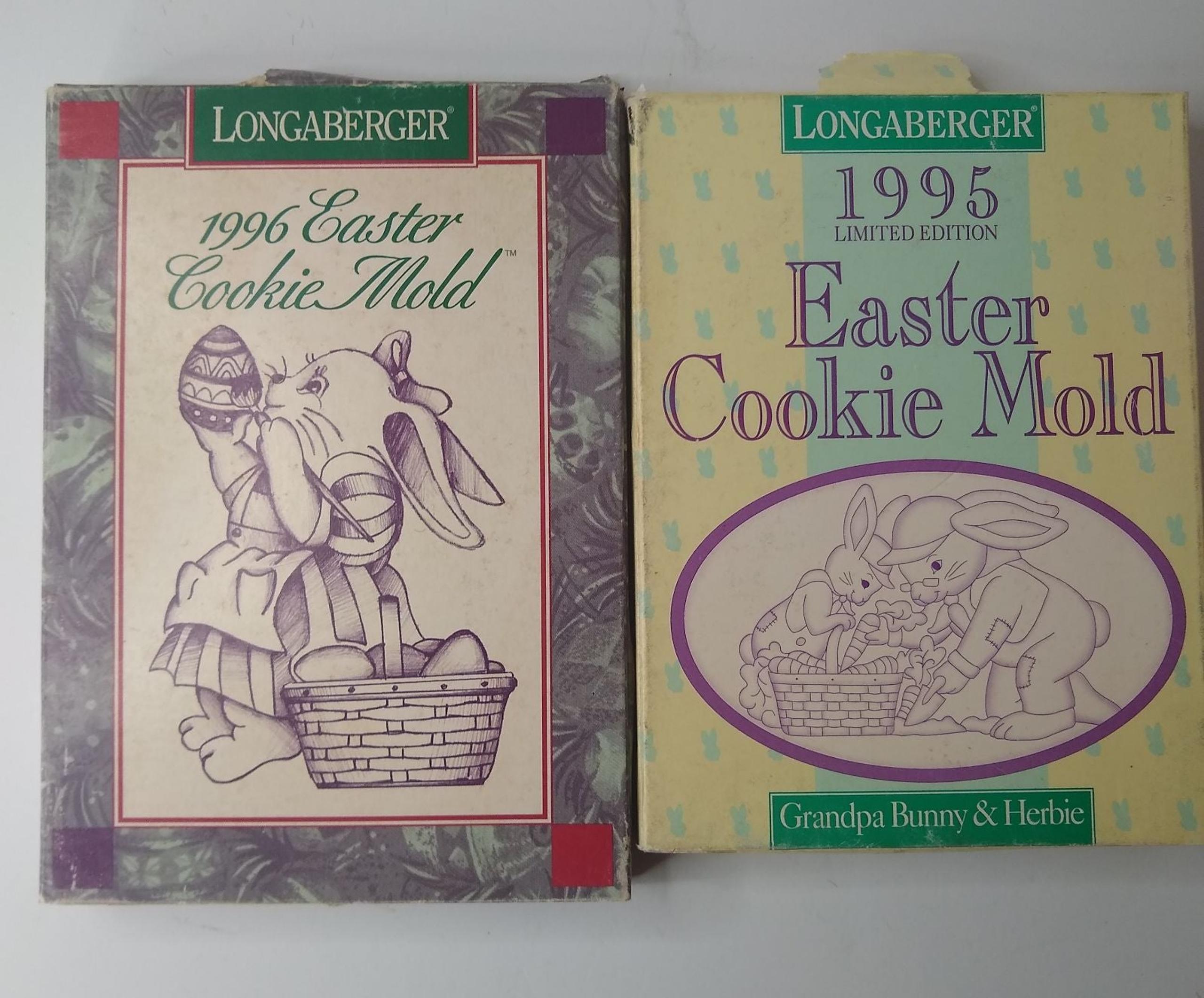 Vintage Longaberger Easter Rabbit Cookie Cutters