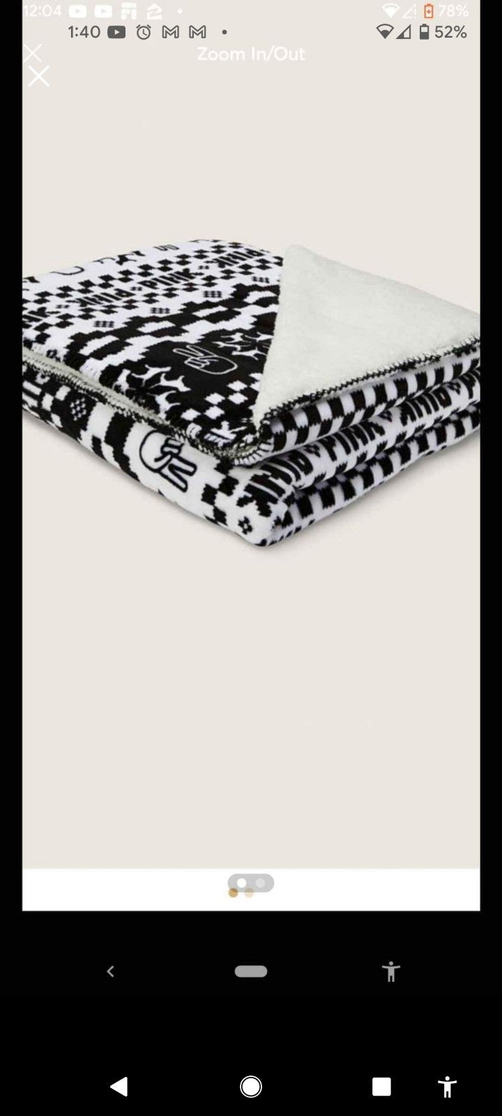 NWT VS PINK Sherpa Blanket