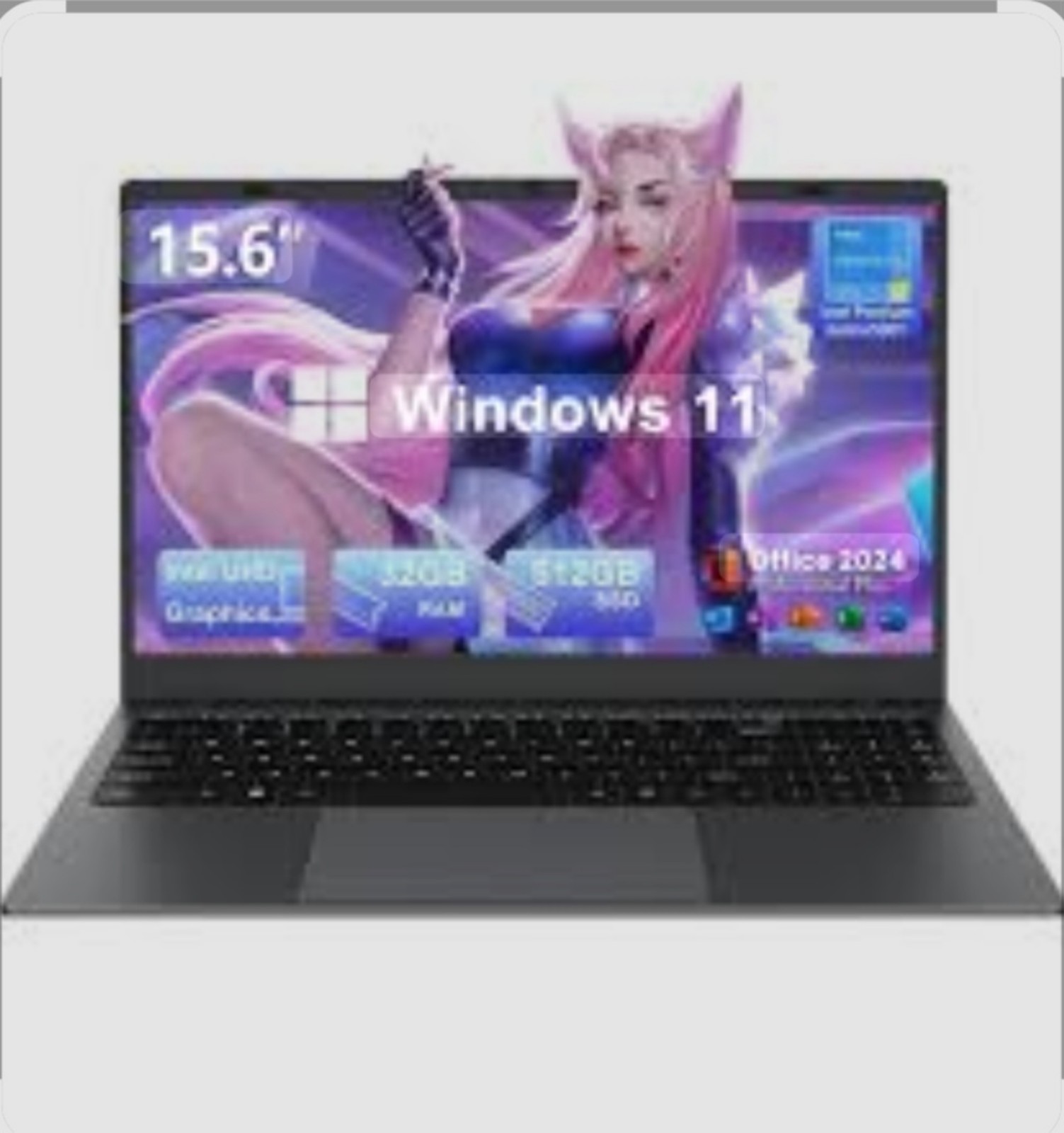 15.6 Intel Laptop with charger