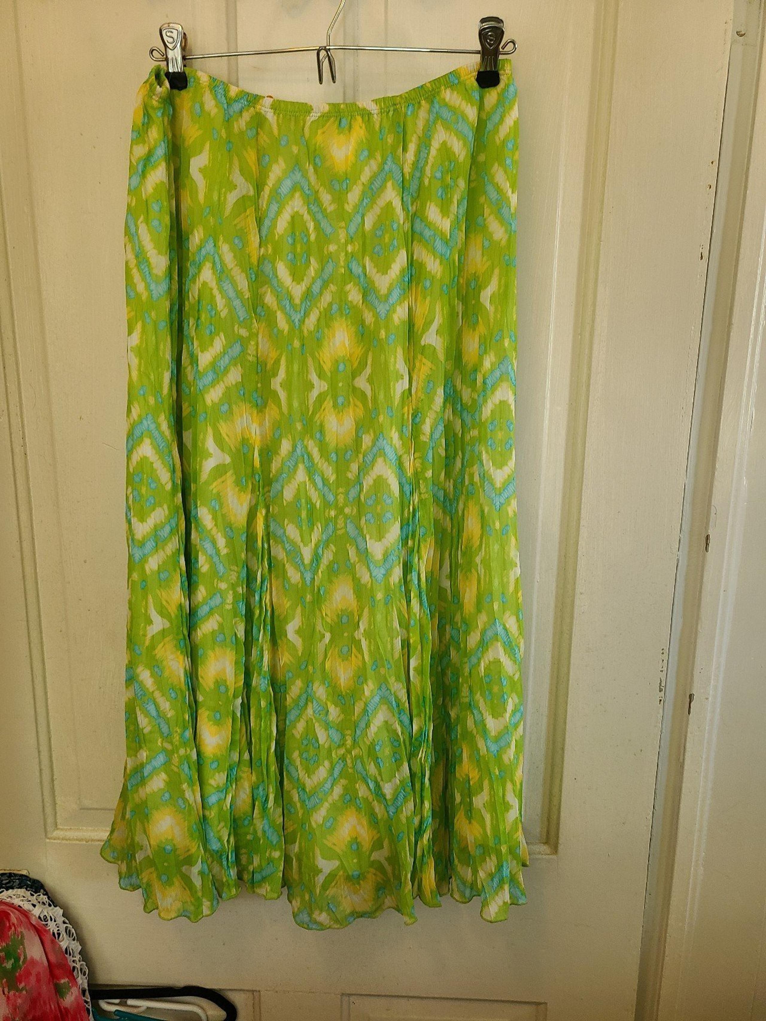 Ruby Rd  Multi
Color diamond design Maxi Petite size 10 skirt