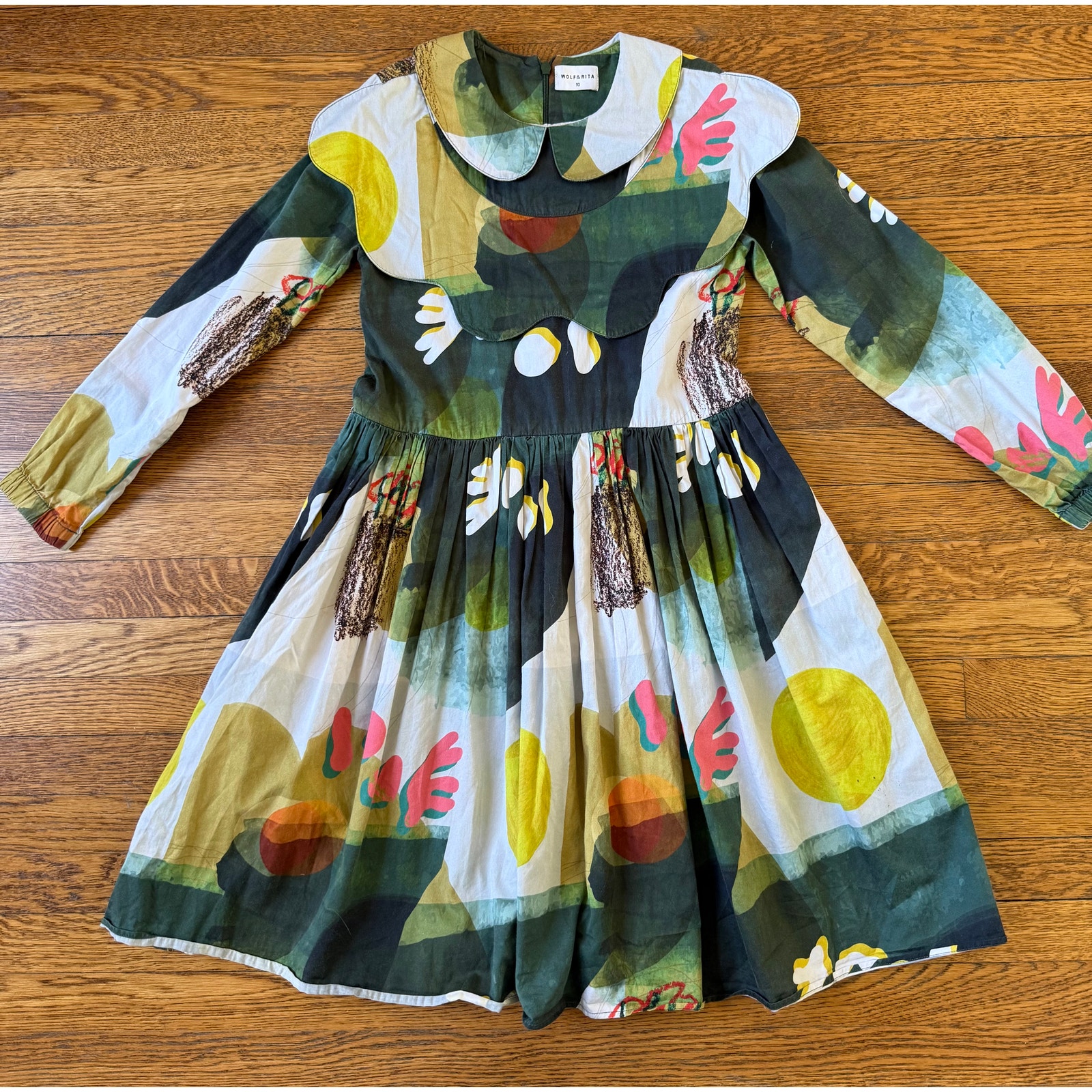 Wolf & Rita Green Dress Size 10