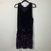 Ramy Brook silk velvet velour floral Dolores halter mini dress size 14 party