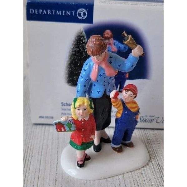 Dept 56 55129 school's out! Snow Village accessory Xmas