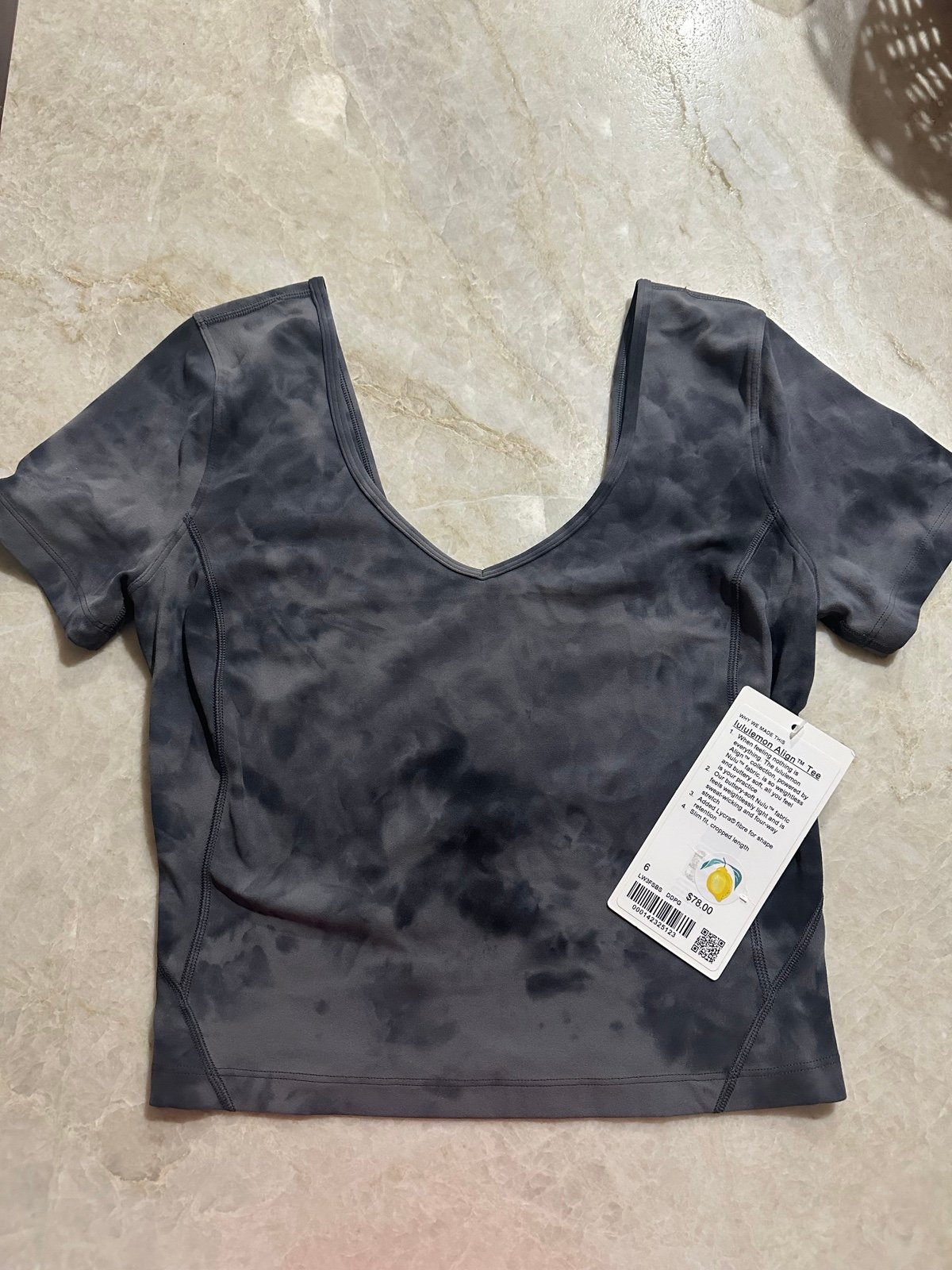 NWT lululemon align tee, cropped