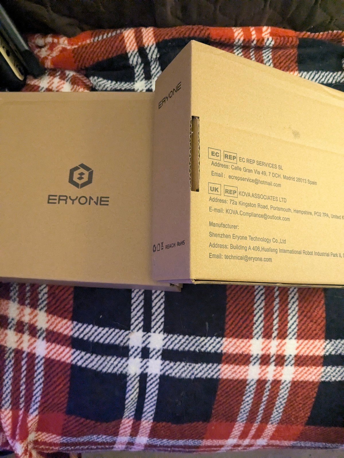 Eryone Wood PLA filament x2