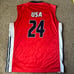 USA Volleyball Adidas Men's White Red Olympic Team Jersey