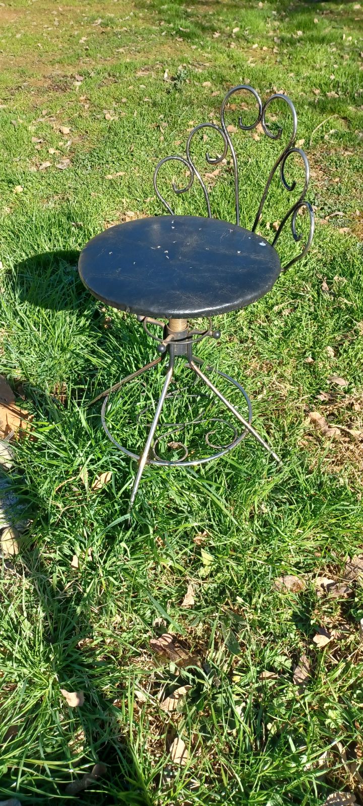 Vintage Turn of the Century CMC VANITY SWIVELED CHAIR