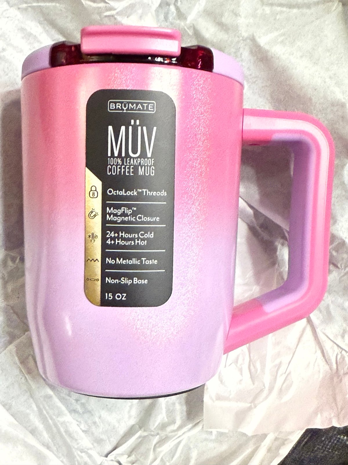 BrüMate Cotton Candy 15oz MUV - Brand New in Box