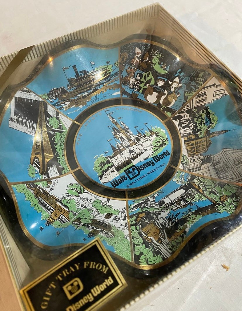 80s Walt Disney World Gift Tray