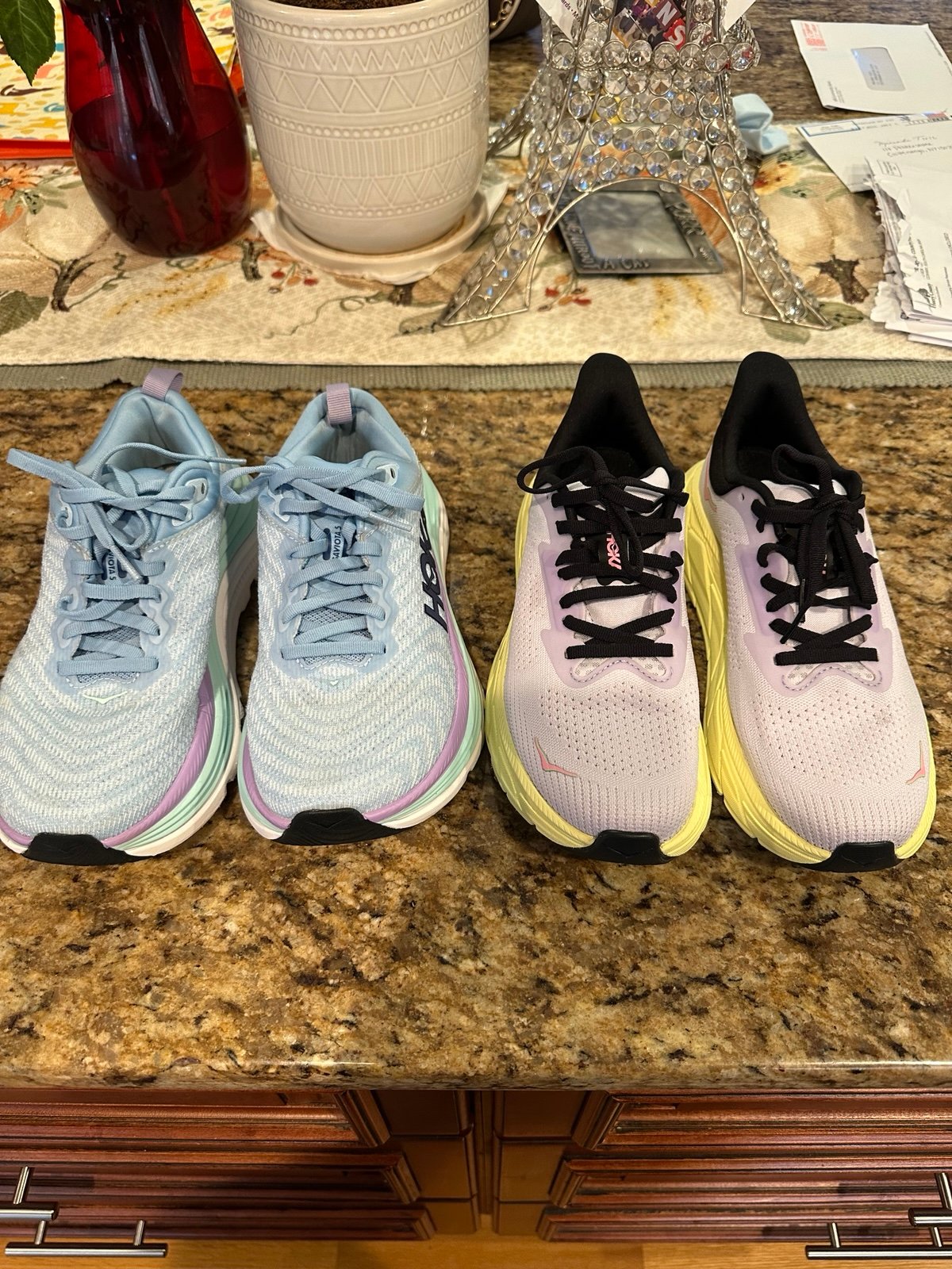 Lot of TWO pairs of HOKA sneakers size 6.5 Women