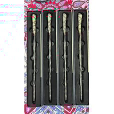 Bundle of 4 Ollivander Harry Potter TM & WBEI S14 Wand With Box Hogsmeade
