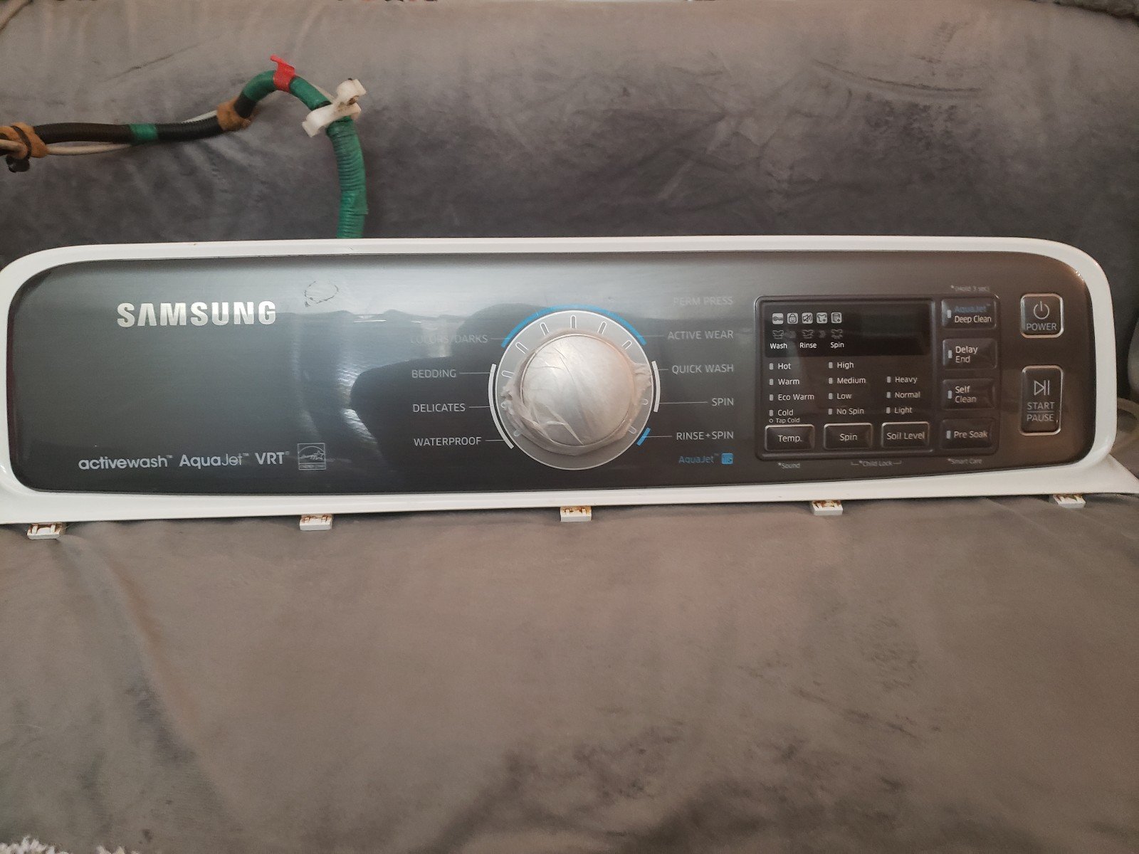 Samsung activewash aquajet vrt control panel