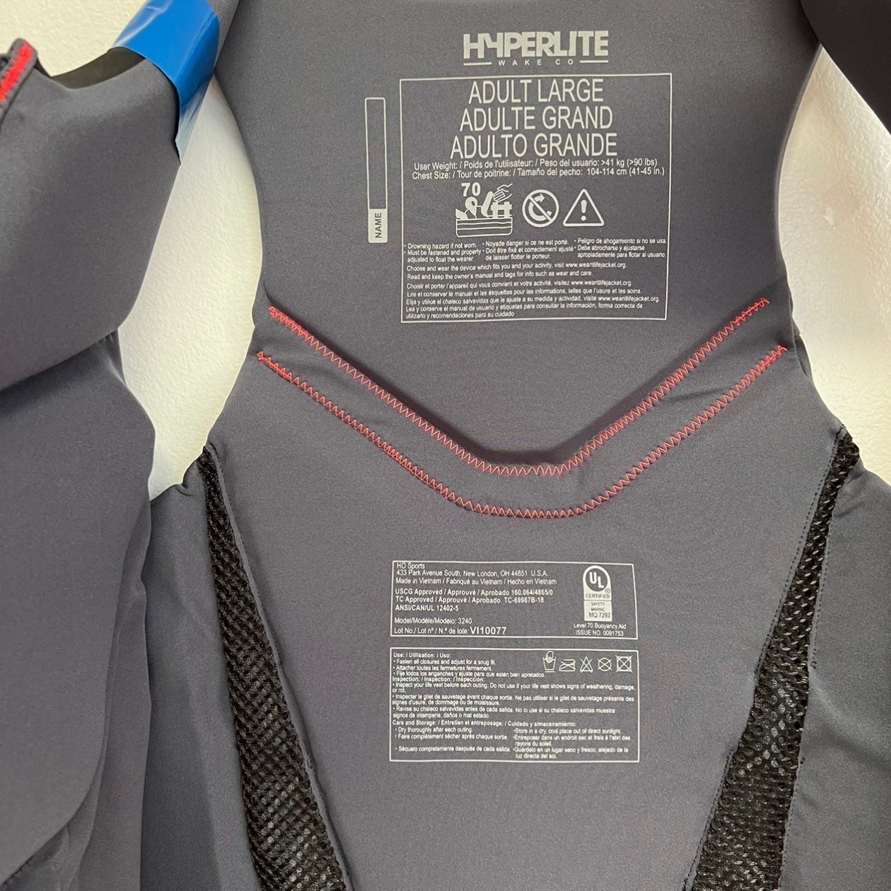 Last-Minute Gift Sale - NWT  Hyper Lite Wake Co. Swimming Vest Adult Size Large - Web Warehouse Clearance Carnival:£34[hoSports & outdoors_4835853ua]