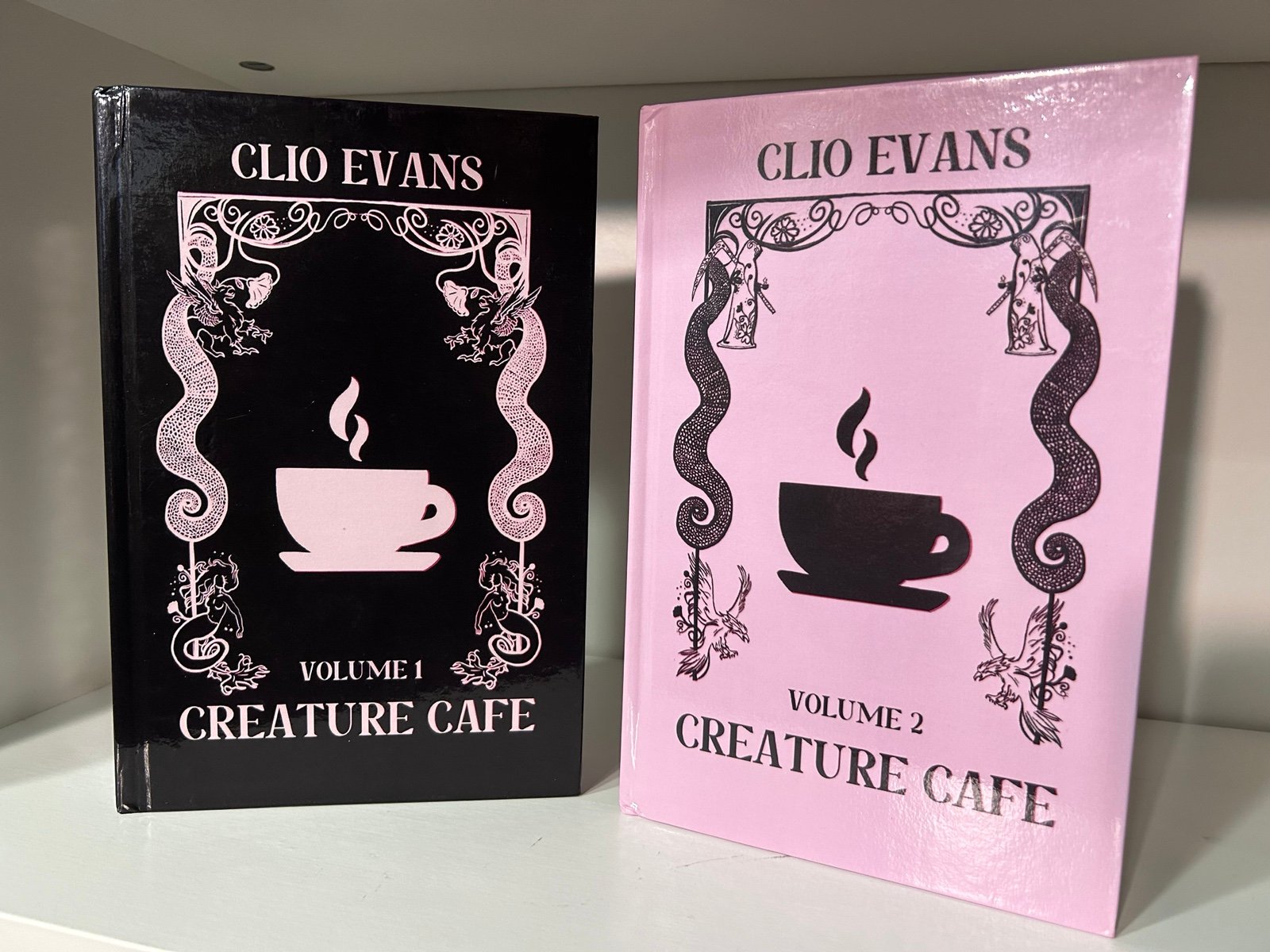 Clio Evans Creature Cafe Coffee Table OOP hardcovers