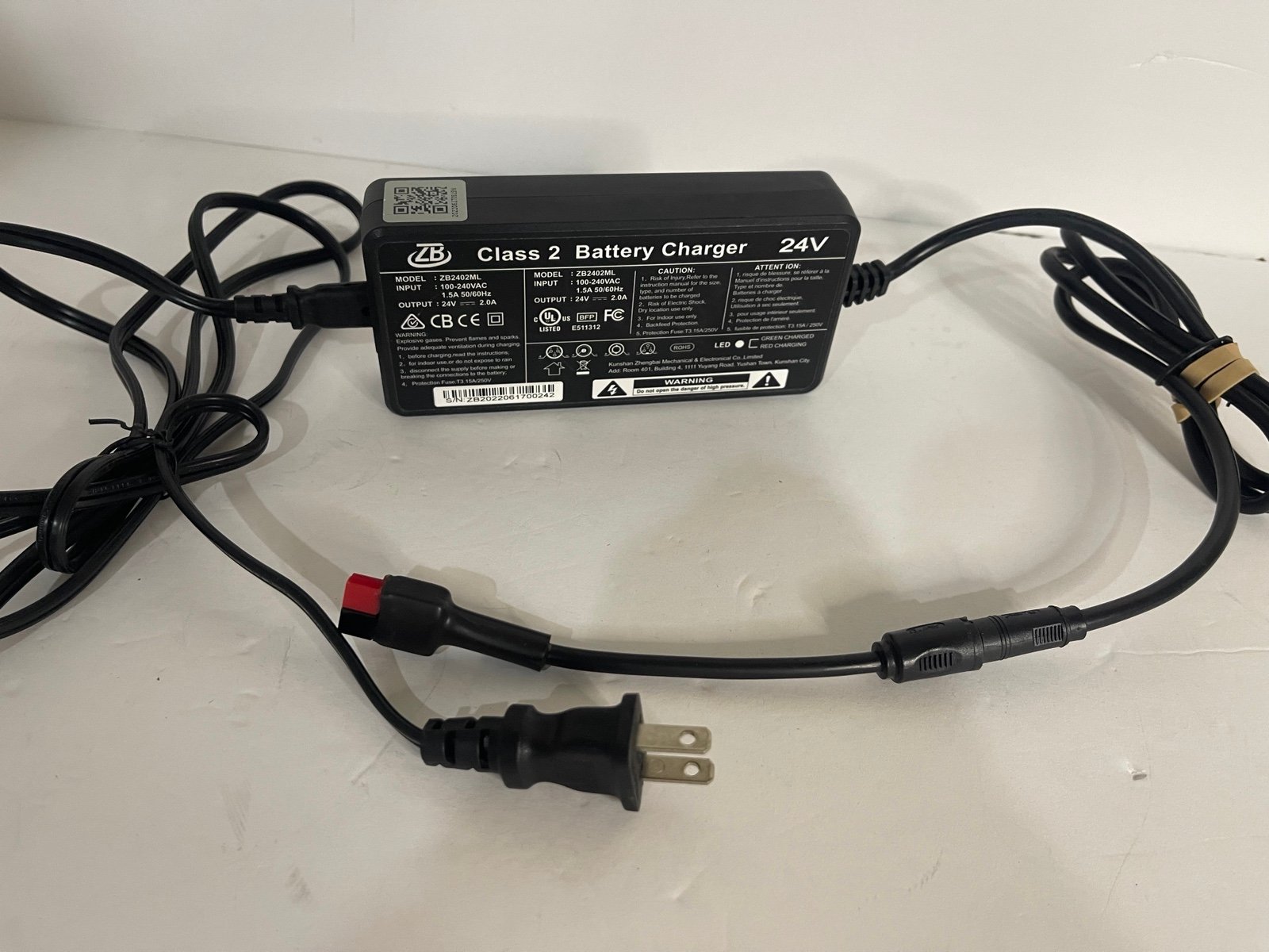 Wheelchair Charger Lithium Battery 24 V 2 Amp Fold And GO Air Hawk Eagle