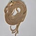 Gold Sterling Silver 925 Multistrand Adjustable Necklace
