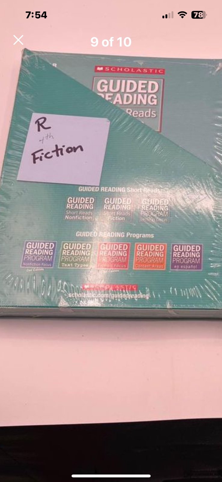 Scholastic Guided Reading Short Read Fiction Level R