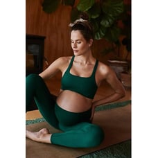 FP Movement x Hatch Never Better Square Neck Maternity Bra Green Large NWT