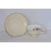 Paragon England Fine Bone China Cup & Saucer D504 Lt Tan Peach w/Floral & Gold