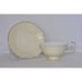Paragon England Fine Bone China Cup & Saucer D504 Lt Tan Peach w/Floral & Gold