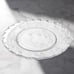 Mid Century Fostoria Heather Etched Crystal Large Dinner Plate 10”
