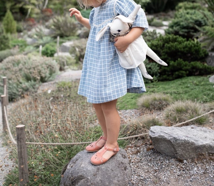 Noma white blue girls dress 4y