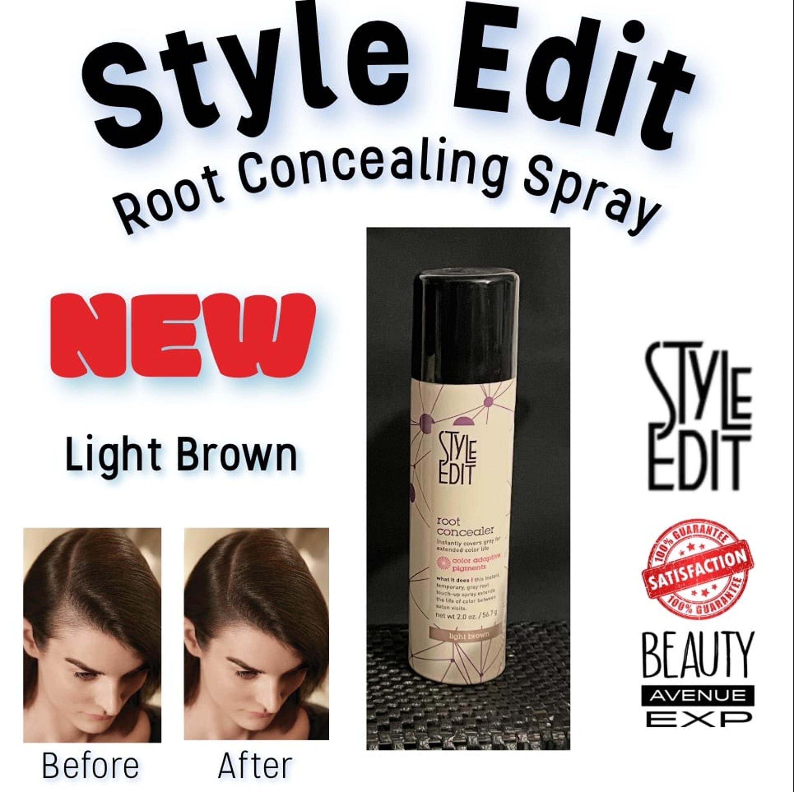 BRAND NEW Style Edit ROOT CONCEALER SPRAY ~ light Brown