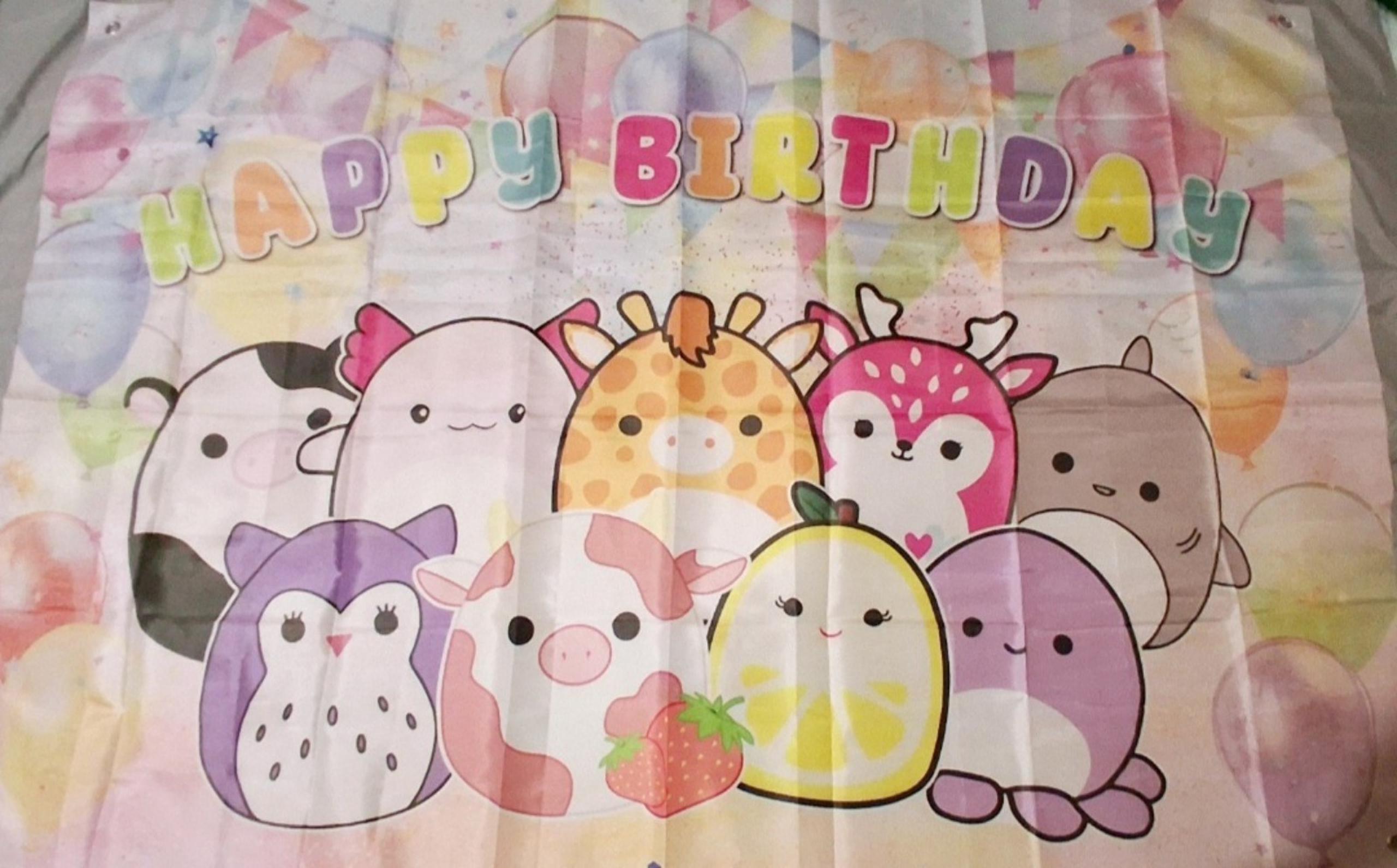 Squishmallows Birthday Party Decoration Supplies