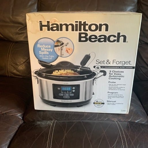 Hamilton Beach 6 Settings Set and Forget Slow Cooker