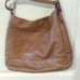 Coach F23293 Pebble Leather Hobo 2Way Shoulder/Hand Bag Zip Closure Brown