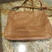 Coach F23293 Pebble Leather Hobo 2Way Shoulder/Hand Bag Zip Closure Brown