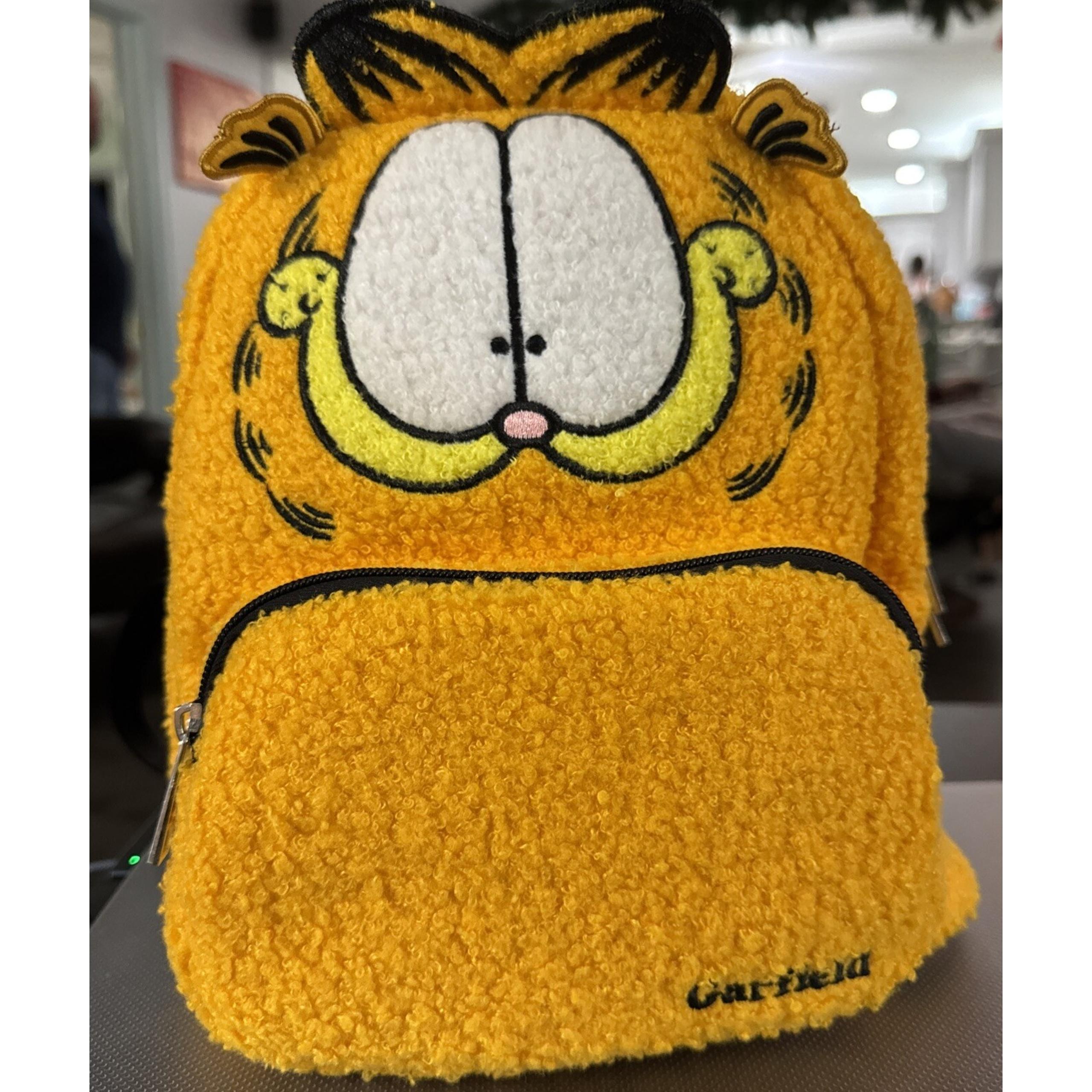 Garfield Plush Chenille Orange Mini Backpack New With Tags Nickelodeon