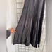 Lacoste racer back midi dress in black size 38/ Medium