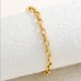 8 Womens 14K Gold Bike Chain Link Bracelet 14 Karat Jewelry 8 inch Biker Style