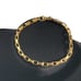 8 Womens 14K Gold Bike Chain Link Bracelet 14 Karat Jewelry 8 inch Biker Style