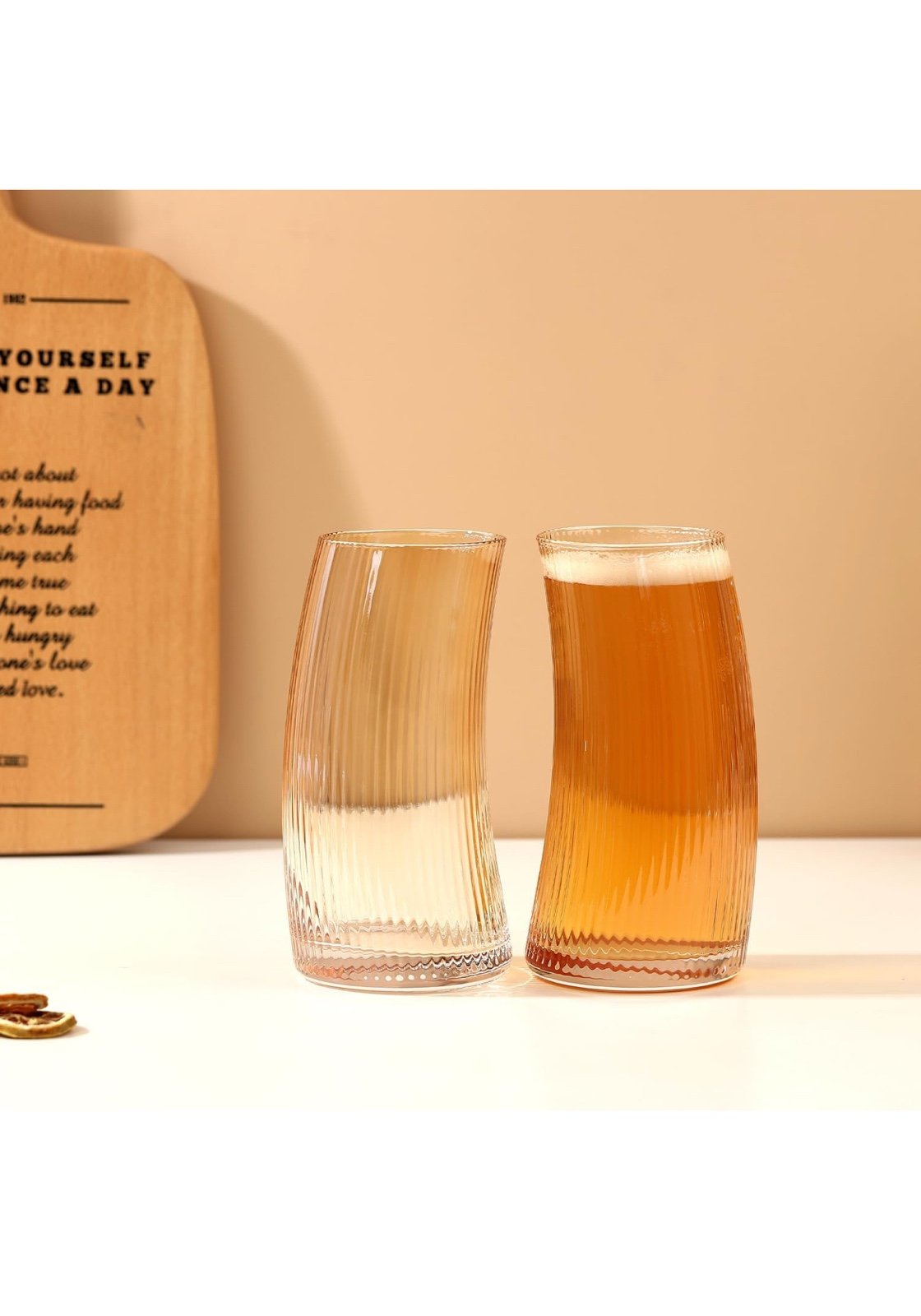 17.2oz Beer Glasses Set of 4, Large Beer Mugs for Freezer, Craft Pint Glasses...