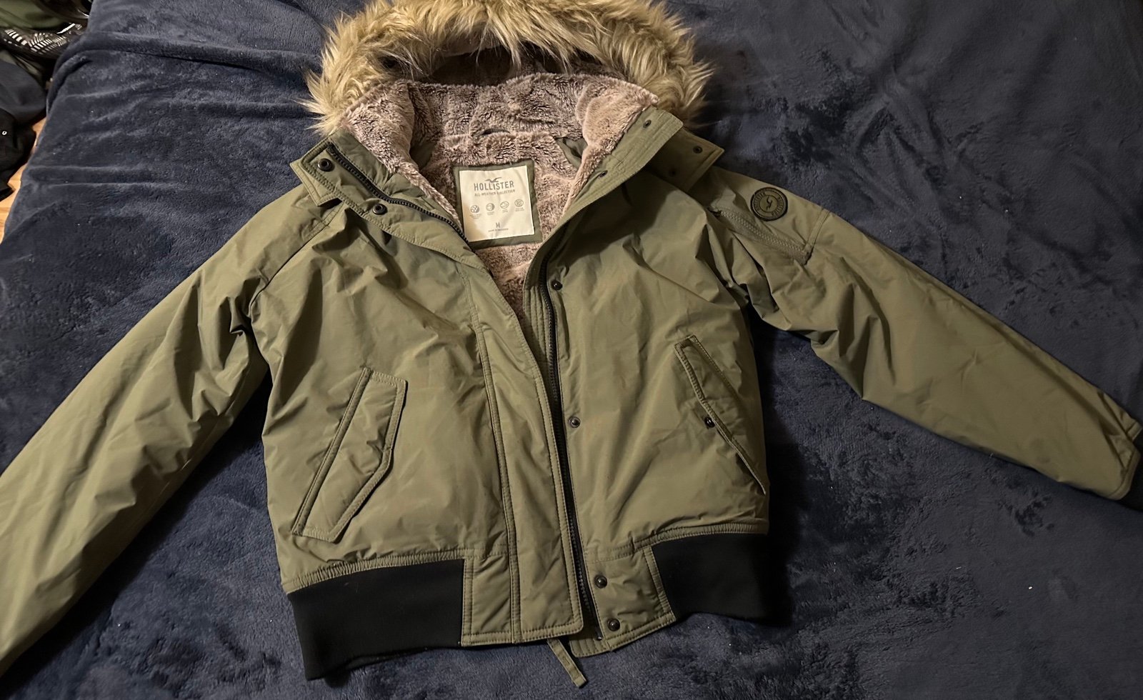 Hollister bomber jacket