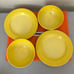Le Creuset soliel bundle (set of 4) 2 snack bowls & 2 appetizer plates