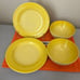 Le Creuset soliel bundle (set of 4) 2 snack bowls & 2 appetizer plates
