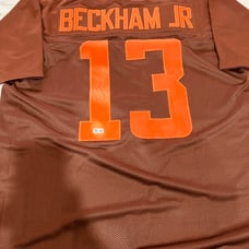 odell beckham jr jersey signed Beckett COA