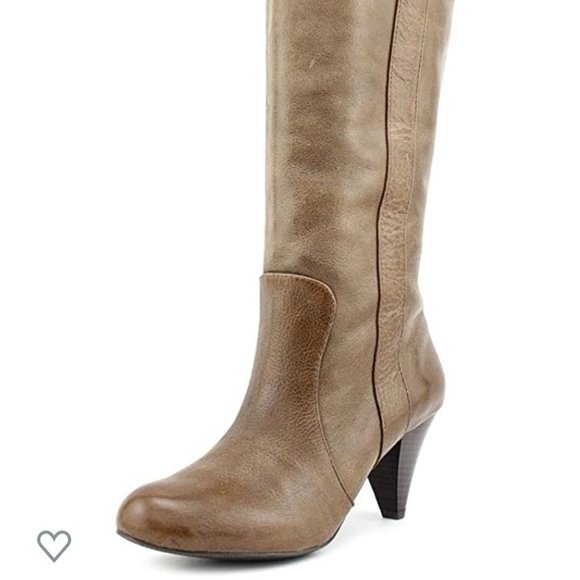 Inc International Concepts Trisha Leather Boot Light Brown