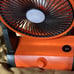10800mAh Battery Operated Fan, Camping Fan with LED Light & Hanging Hook