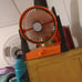 10800mAh Battery Operated Fan, Camping Fan with LED Light & Hanging Hook