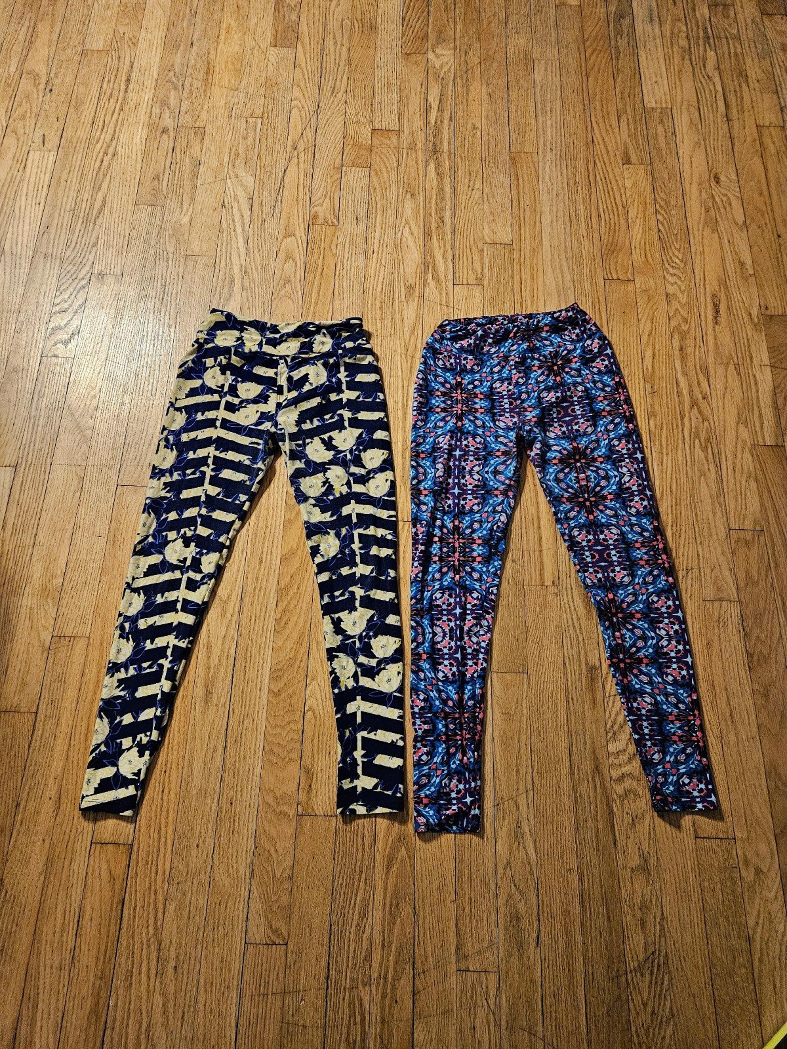 Lularoe Leggings Floral and Geometric Women's Size OS