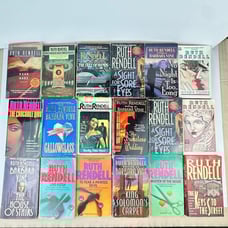 18x Ruth Rendell Vintage Mystery Paperback Fiction Novels Books